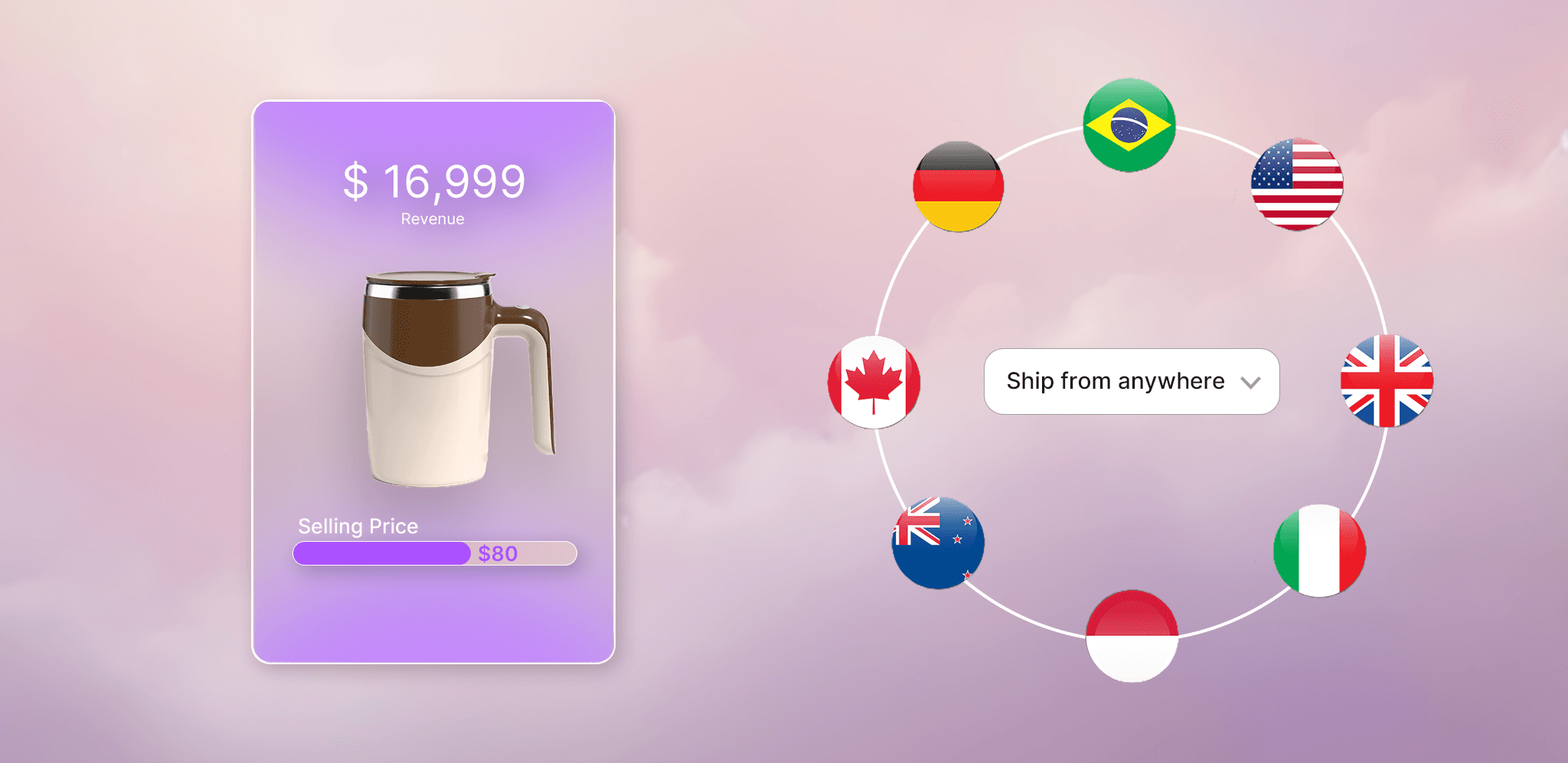 Ship anywhere or specific country